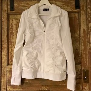 Fila ruched sport zip-up jacket